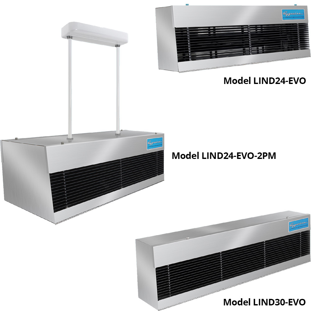 Hygeaire UV Indirec Air Disinfection Models​